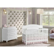 Oxford Baby Luella 4 in1 Convertible Crib, White