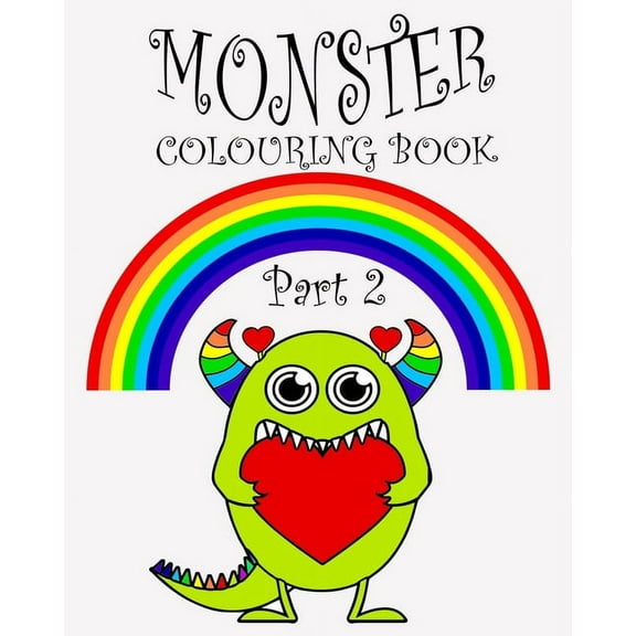 Monster coloring book, (Paperback)
