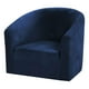 thumbnail image 4 of Funda de sofá elástica de terciopelo para sillón, antideslizante, elástica y suave. azul marino, 4 of 9