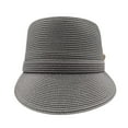 thumbnail image 4 of Men's Braided Solid Color Legionnaire Hat in Grey H-66, 4 of 5