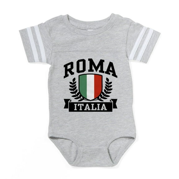 CafePress - Roma Italia - Cute Infant Baby Football Bodysuit