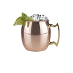 True Stainless Steel Moscow Mule Copper Mug for Cocktail Drinks, Party 16oz