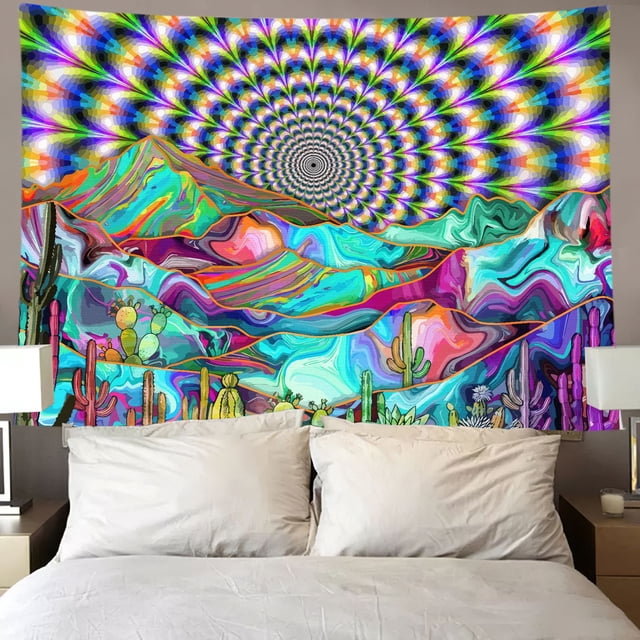 bohemio Tapices de Manta colgante de pared Tapiz de estilo profundo para la decoración del dormitorio en el hogar()(150x200cm)