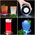 thumbnail image 3 of 3 LED Cup Holder Lights, 7 Colors LED Car Coasters Luminescent Light Cup Pad 3 Modes Cup Coaster Accessories Interior Decoration Atmosphere Light For Club,Wedding, Bar, Party Decoration, 3 of 7