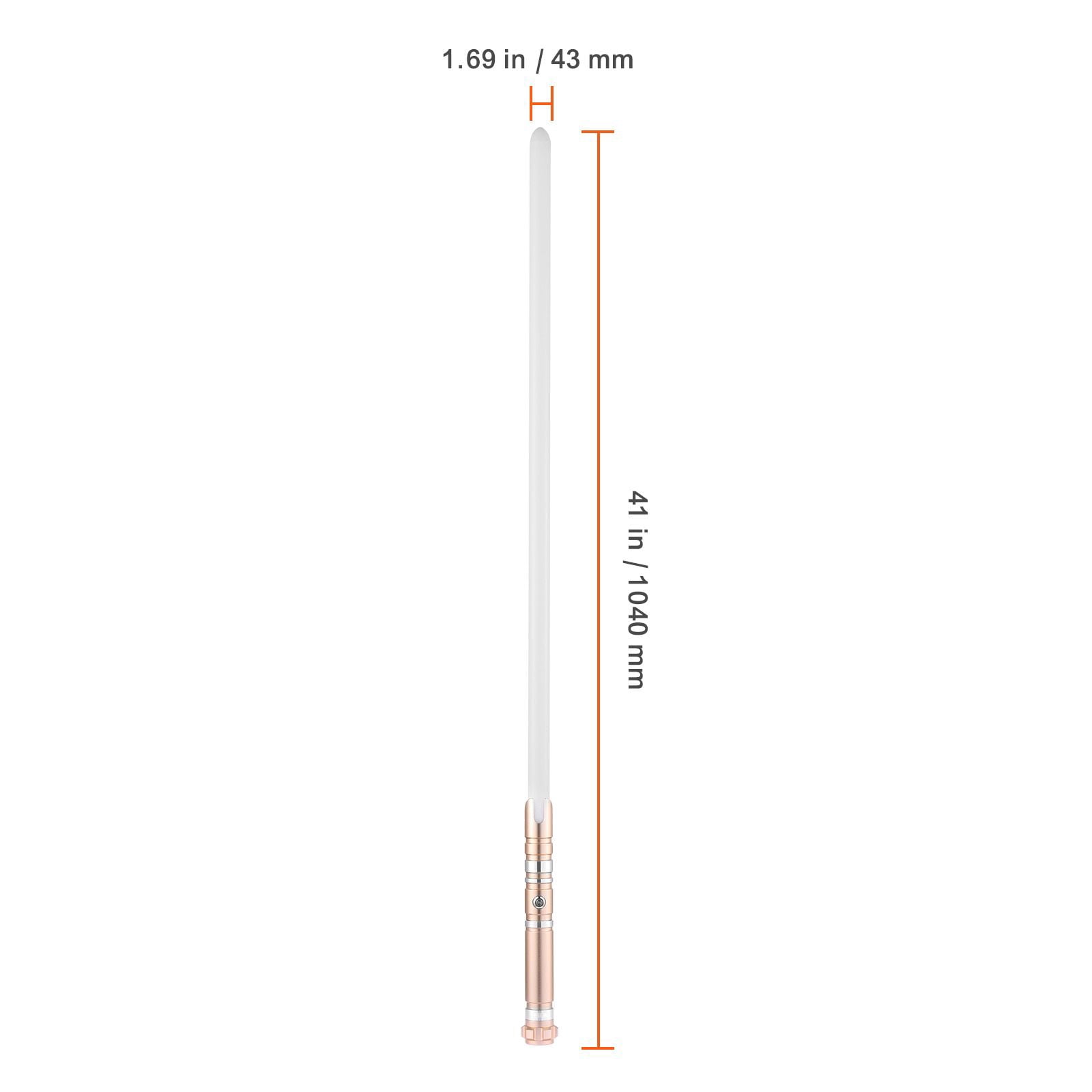 41" Rechargeable Light Sword Toy, 10.71" Handle Parent-Child Interactive, Light Up Saber for Kids Gift Party Cosplay Costume Play