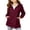 Wine, variant on Boys Girls Long Rain Jacket Waterproo𝐟 Rain Coat with Hood Outdoor Raincoat Windbreaker for Kids Youth Lightweight Rain Suit
