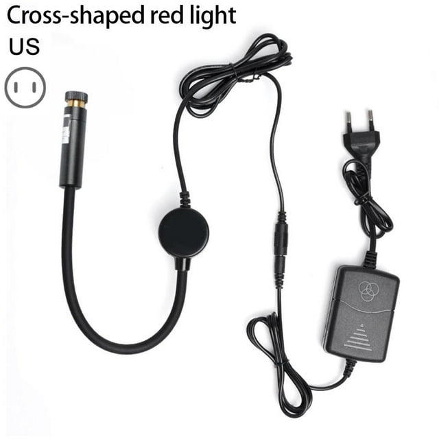 Magnetic LED Quilting Light for Sewing Machines, Adjustable Gooseneck Sewing Guide with Multi-Mode Line/Cross/Dot Guiding, USB Powered Work Light for Lathe & Woodworking, 13-inch Arm