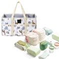thumbnail image 4 of Baby Wrapping Table Organizer And Large Folding Storage Caddy With Drawers For, 4 of 4