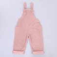 thumbnail image 5 of Girls' Jumpsuits Rompers Girls Summer Outfits with Pockets Adjustable Wide Leg Jumpsuit Outfits for Girls 2-3 Years Girls Fashion, 5 of 8