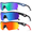 Black+Red/Black+Blue/Yellow Dot+Green, variant on AOMASTE Kids Sunglasses Youth Baseball Sunglasses for Boys Girls 3-12 Polarized Sun Glasses UV400 Protection Sports Goggles