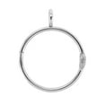 thumbnail image 2 of 60 Pcs Openable Silver Curtain Rings Open and Close Metal Rustproof Drapery Loops with Eyelet for Hook Pins (1.5 Inch), 2 of 8