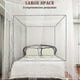 thumbnail image 3 of Mosquito Net For Bed, 4-sided Hanging Insect Protection With Universal Fit, Breathable Square Canopy White, 3 of 5