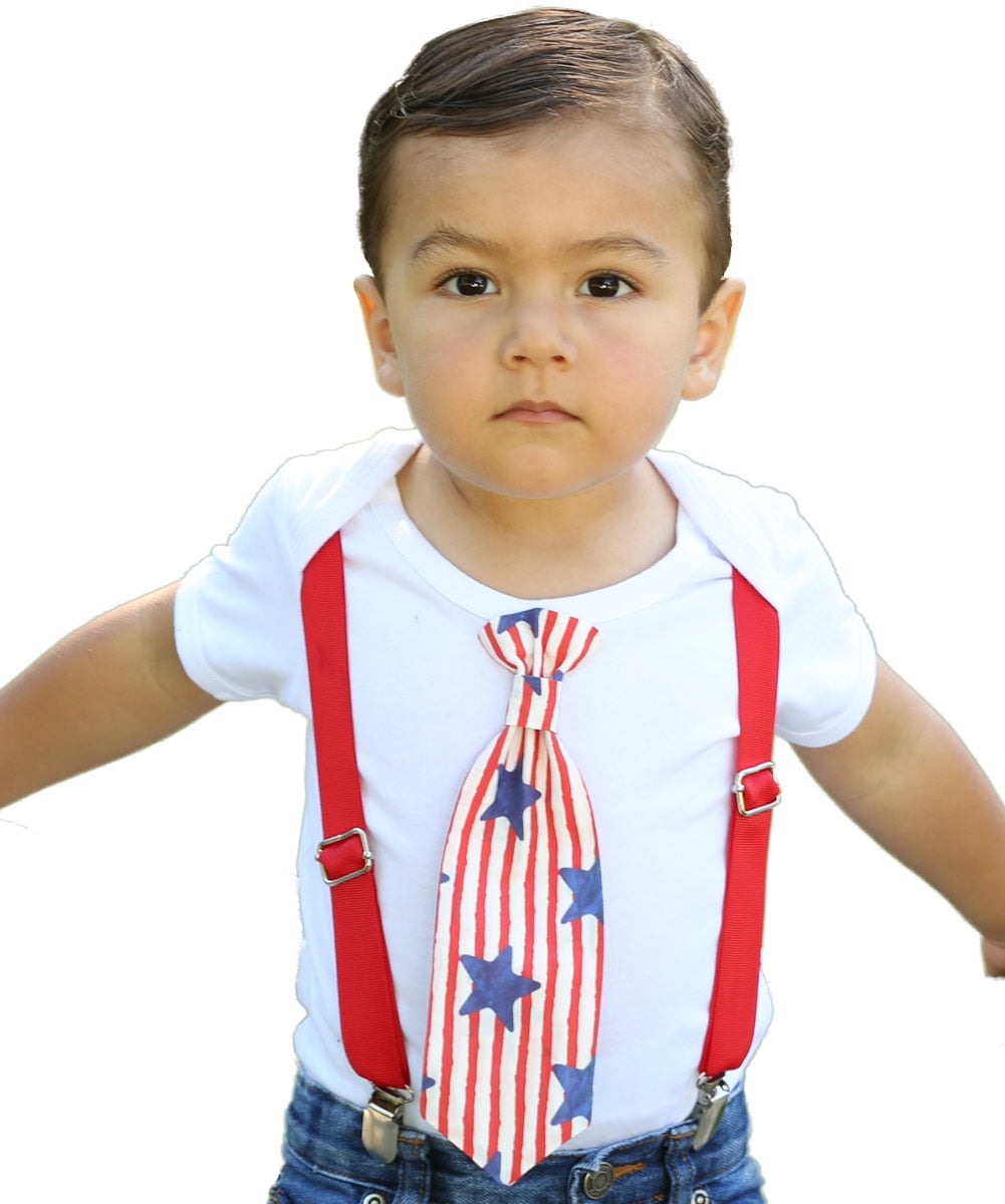 ❤️ Mealeaf ❤️ Newborn Infant Baby Boy Girl 4th of July Stars and Stripes Romper Clothes Outfit（6M-24M） 
