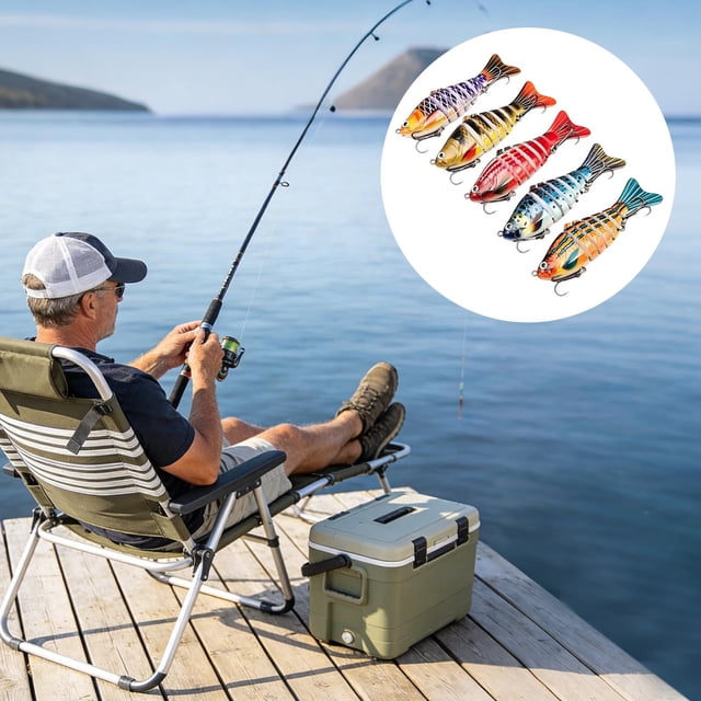 KlonfdSegmented Lifelike Swimbait With Realistic Action For Enhanced Success