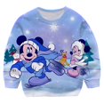 thumbnail image 1 of Bebé niñas niños encantador Mickey Mouse Minnie manga larga cuello redondo sudaderas niño dibujos animados sudaderas Otoño Invierno bebé Outfit3T Gao Jinjia LED, 1 of 2