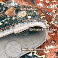 thumbnail image 2 of 2'x6' Runner Rug for Hallway Floor, Yamaziot Rug Carpet Runner with Rubber Backing, Washable Non Slip Vintage Mat for Bedroom, Laundry, 2 of 8