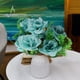 thumbnail image 5 of Ramas de flores, tallos de flores artificiales, decoración del hogar, centro de mesa con camino de mesa, flores artificiales realistas, material duradero y sin mantenimiento, decoración para bodas, 5 of 5