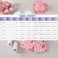thumbnail image 3 of Cute Summer Clothes Toddler Kid Girl Floral Print Short Sleeve Tops and High Waist Belted Shorts with Sunhat Sets (5 Years, Pink), 3 of 7