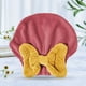 thumbnail image 1 of Toalla de pelo súper absorbente, gorro de ducha con nudo de lazo suave Extrame para niñas/mujeres, 1 of 5