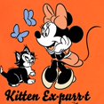 thumbnail image 3 of Disney - Minnie Mouse - Kitten Ex-purr-t - Men's Crew Neck Fleece Pullover, 3 of 6