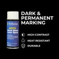 thumbnail image 2 of Laser Marking Spray Brilliance Laser Inks 355mL Black BLI101, 2 of 6