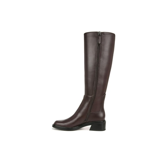 Franco Sarto Bottes Plates Larges pour Femmes Giselle Castagno en Cuir Extensible Marron 9.5 m
