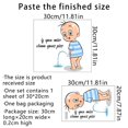 thumbnail image 3 of Funny Toilet Stickers Toilet Lid Stickers for Bathroom Fun Cartoon Sticker Decal, 3 of 9