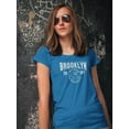 thumbnail image 2 of Brooklyn Retro College T-Shirt Women -Image by Shutterstock, Female 5X-Large, 2 of 4