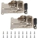 thumbnail image 1 of Bisagra plegable autoblocante, 2 piezas de soporte plegable de acero inoxidable plateado, tabla de extensión de bloqueo, 1 of 1