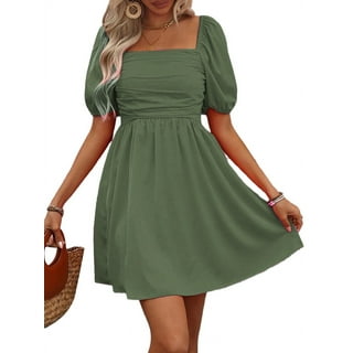 a line summer dresses canada Women's Elegant A Line Midi Dress  Summer Dresses Canada 