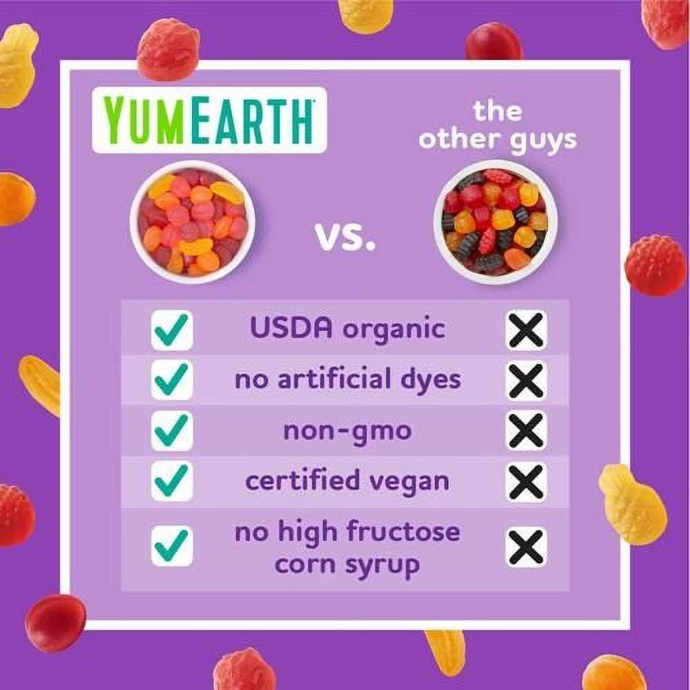 Yumearth Organic Fruit Snacks, Assorted, 5 Oz - Pack of 2