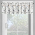thumbnail image 4 of Ambesonne Geometric Valance & Curtain, Square Composition, 55"x30", Pale Orange Dark Blue, 4 of 6