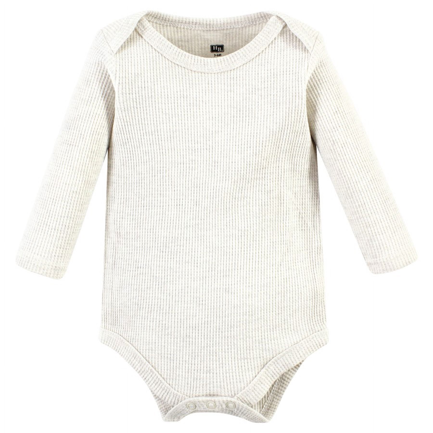 Hudson Baby Cotton Long-Sleeve Bodysuits, 5-Pack, Newborn- 24 Months