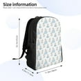 thumbnail image 2 of Defioc Playful Polar Bear Pals Print Backpack -Travel,or Work Bookbag Daypacks with 15-Inch Laptop Sleeve and Dual Water Bottle Pockets, 2 of 6