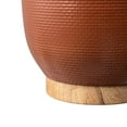 thumbnail image 3 of Better Homes & Gardens 10 inch Red Woven Ceramic Planter Pot, 3 of 8