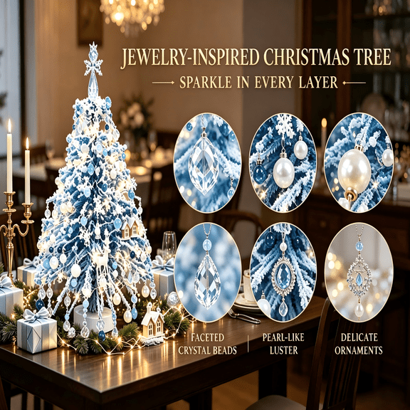 DIY Beaded Mini Christmas Tree Craft Kit, Bead Art Ornament, Handmade Beginner Friendly Xmas Making Supplies, Holiday Tabletop Desk Home Decoration