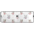 thumbnail image 5 of SKYSONIC 2'X6' French Bulldog Pug Runner Rug with Rubber Backing, Valentines Non Slip Entryway Rug Runner Washable Soft Area Rug Carpet for Hallway Bedroom Kitchen Decor, 5 of 6