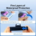 thumbnail image 4 of Universal Waterproof Phone Pouch - Waterproof Case for iPhone 16 Pro Max/15/14/13/12/11/X/XR/XS/Pro/Max for Samsung Series,Up to 7.2" Waterproof Cellphone Dry Bag, 4 of 7