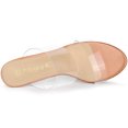 thumbnail image 4 of BLISSFUL STEP Women's Clear Slide Stiletto Heel Clear Sandals, 4 of 6