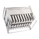 thumbnail image 5 of Moldes para helados de acero inoxidable plateado, 30 piezas, moldes para helados DIY con tapa para comercio, 5 of 15
