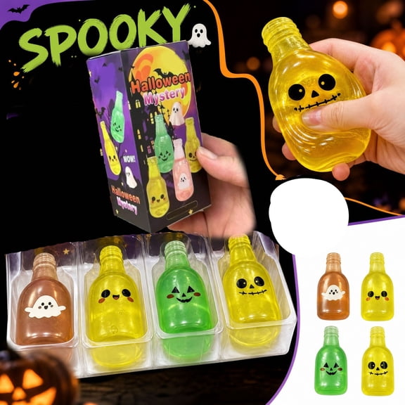 Knisume Squishy Slow Rise Mystery Squeeze Toy - Sensory Squishy Toys for Anxiety Relief, Office Desk Stress Reliever, Halloween Squishy Party Favors