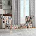 thumbnail image 2 of Designart "Retro Foliage Dream I" Multi-Color Drop Upholstered Accent Chair - Modern Arm Chair For Living Room, 2 of 7