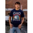 thumbnail image 3 of Funny Papa Smurf Cartoon Dad Mode Men's Graphic T Shirt Tees Brisco Brands S, 3 of 5