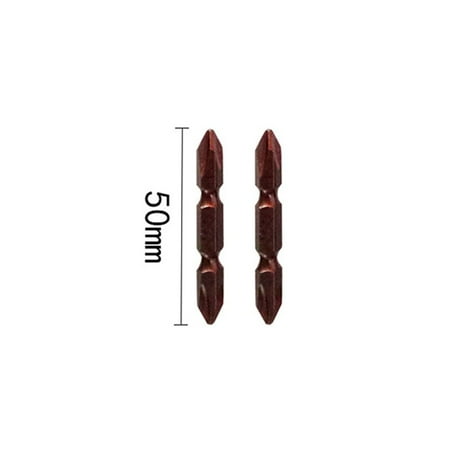

GLFILL Alloy Steel Magnetic Double Head Electric Cross Screwdriver Bit Ph2 50-300mm
