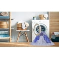 thumbnail image 2 of Ahgly Company Tapis d'Intérieur Lavables en Machine, Circulaires, Bleus Célestes de Transition, Ronds de 3 Pi, 2 of 7