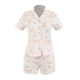 thumbnail image 1 of Set de Pijama Secret Treasures para Mujer, Camisera y Short sin Bolsas Blanco Talla M, 2 Piezas, 1 of 4