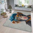 thumbnail image 3 of Monkey Rug & Home Decor-Cool Gorilla Black Area Rugs-Animal Monkey Rug Carpet Durable & Non-Slip Modern Rugs for Living Room Bedroom Man Cave Decorative-E65VJ, 3 of 7