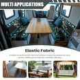 thumbnail image 3 of Kuiaobaty American Tribal Sea Turtle Pattern RV Dinette Cushions Covers RV Dinette Seat Covers Stretch Camper Cushions Cover Easy to Install Sofa Slipcovers Accessories for RV, 3 of 7