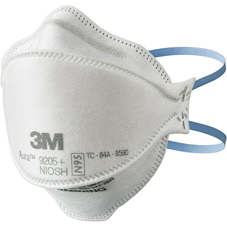 3M N95 Aura Particulate Respirator 9205+, 20 Pack, Comfortable