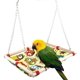thumbnail image 1 of Juguete para pájaros, hamaca de escalada, juego de nido, cama, cabaña, hamaca para loro, periquito, cacatúa, Conure, jaula para cacatúa, soporte de percha, columpio de juguete, 1 of 4